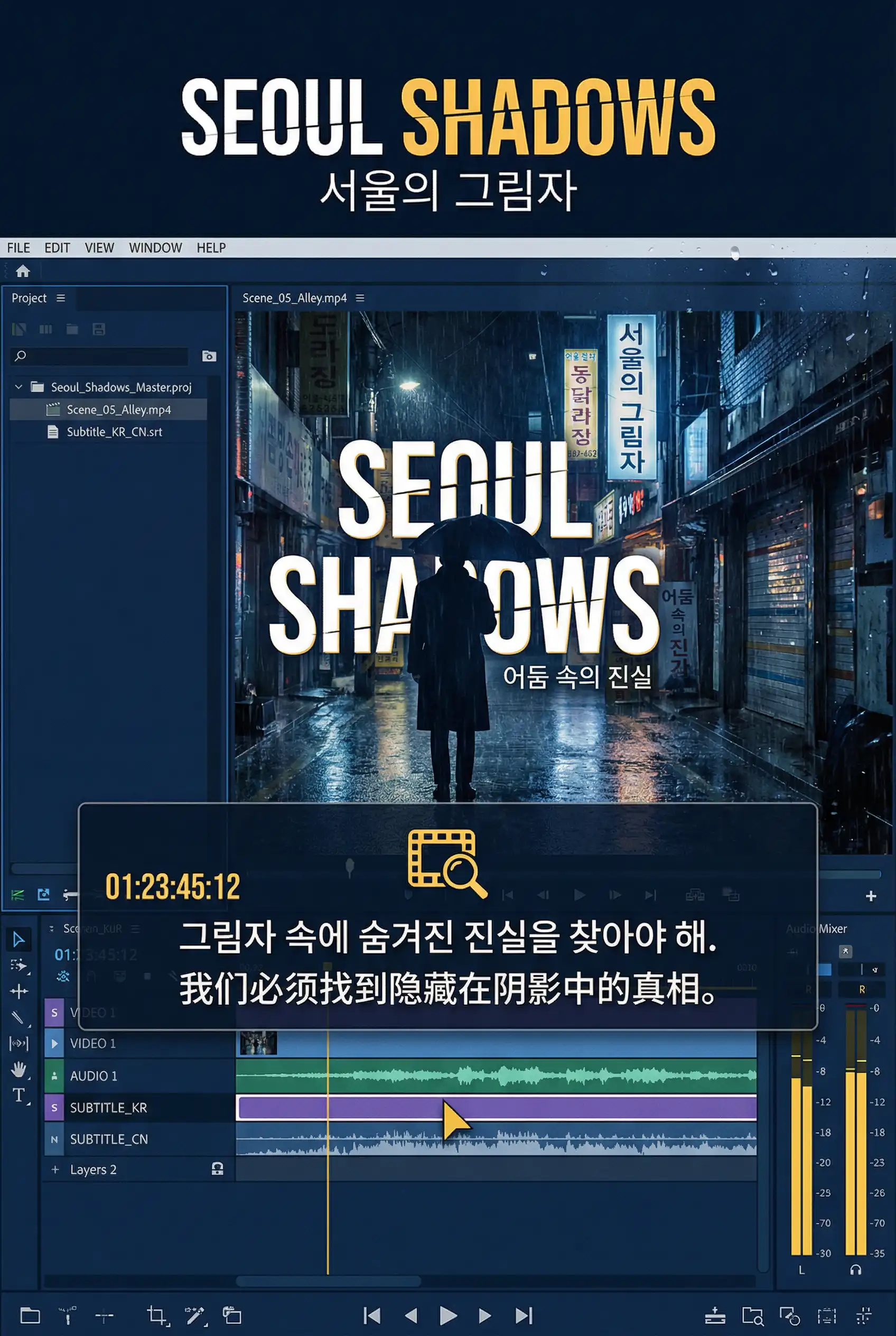 Seoul Shadows 韩语中文字幕 - 佐山爱 社区翻译